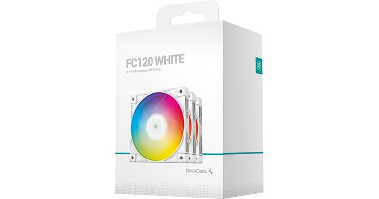 فن کیس دیپ کول FC120 WHITE بسته 3 عددی