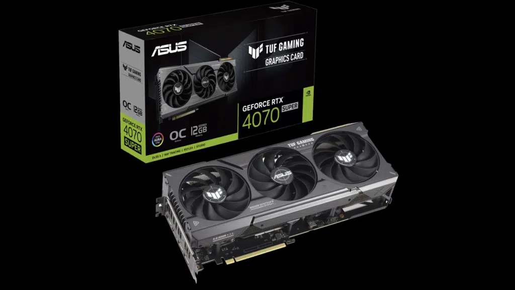 کارت گرافیک ایسوس TUF Gaming GeForce RTX 4070 SUPER OC Edition 12GB