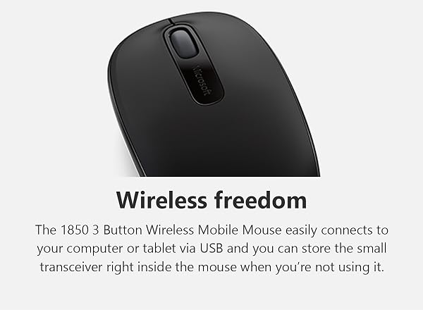 ماوس مایکروسافت مدل Wireless Mobile 1850