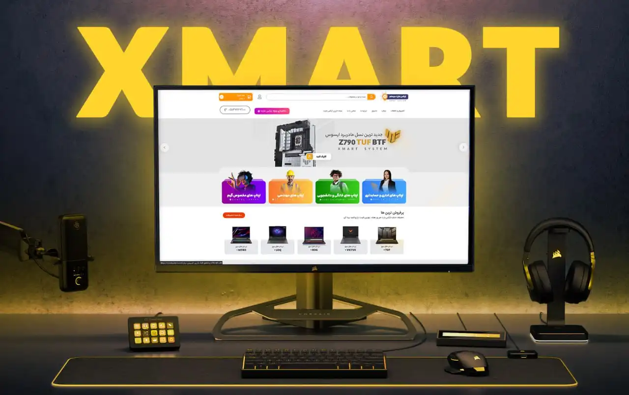 مانیتور کورسیر مدل CORSAIR XENEON 32UHD144 32 Inch IPS UHD 144HZ